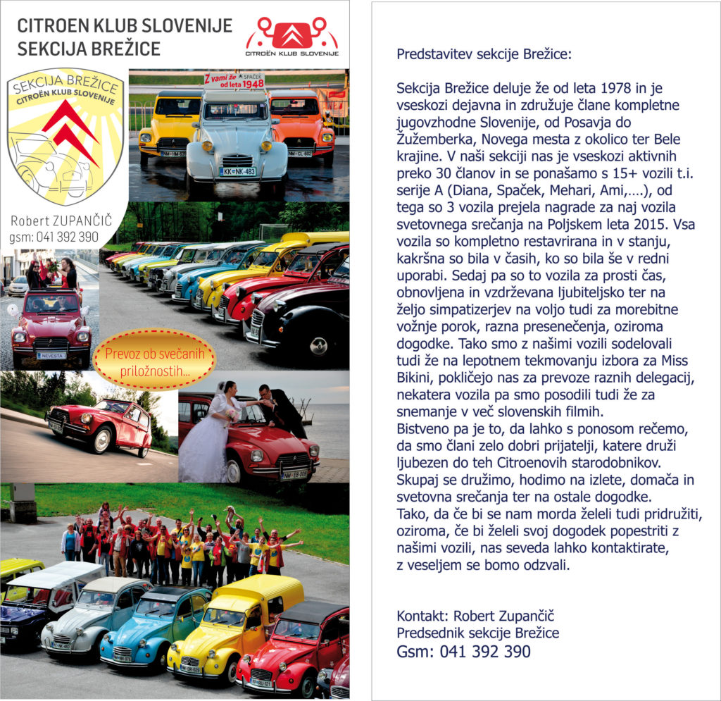 Sekcija Brežice Citroën klub Slovenije